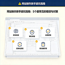 白山建站-网站制作新手避坑指南：5个最常见的错误与对策