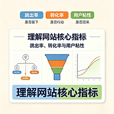 白山建站-理解网站核心指标：跳出率、转化率与用户粘性
